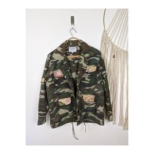 Anthro Camo Jacket
